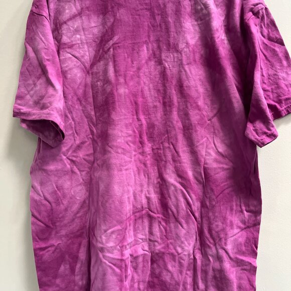 The Mountain Rainbow Butterfly Dreamcatcher Cotton T-Shirt Graphic Purple XL NEW - Picture 3 of 5